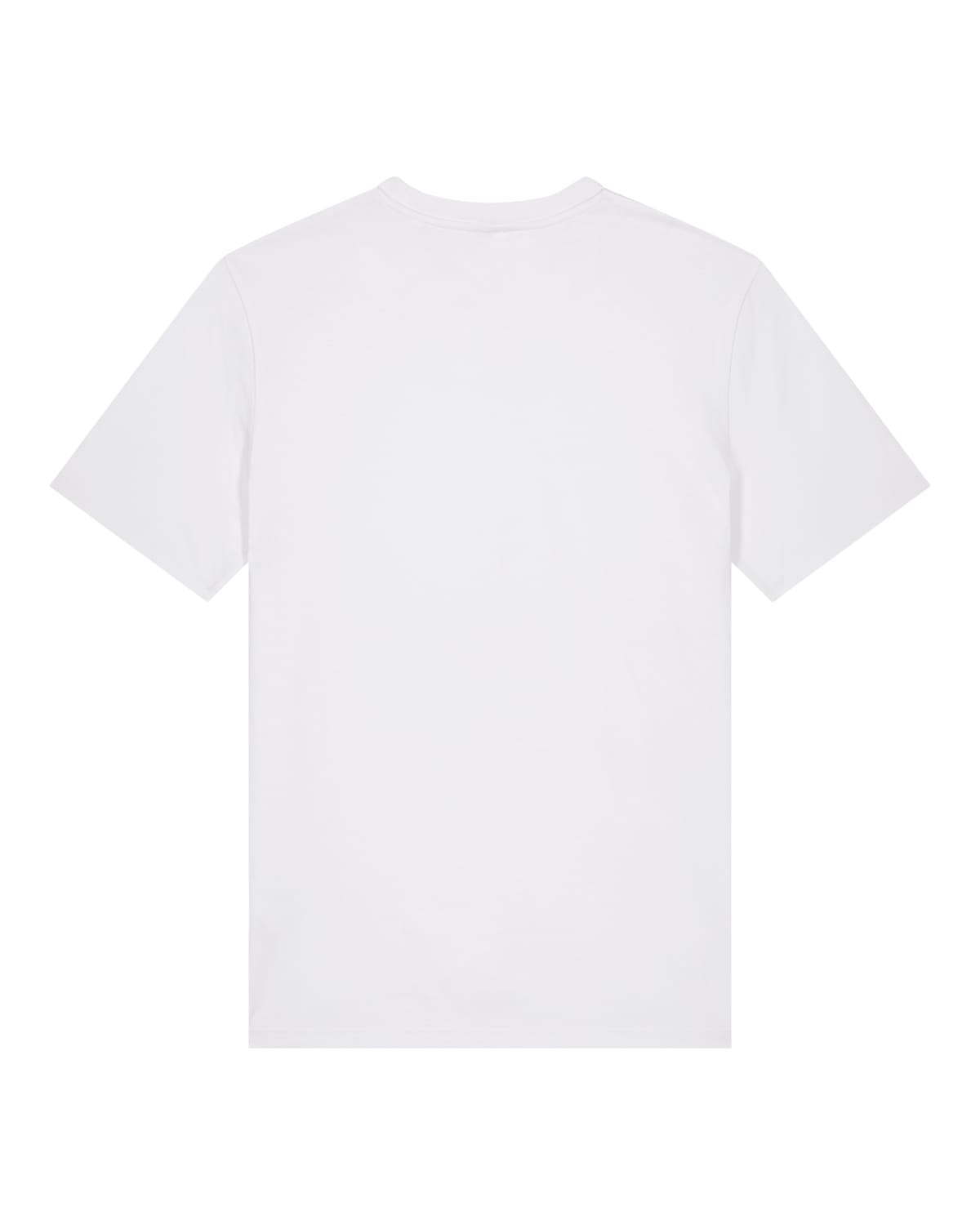 T-Shirt Passform Rückansicht – Herstellerbild Weiß
