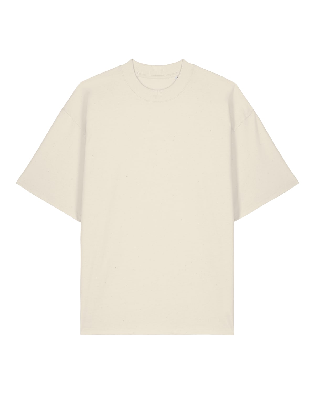 Natural Raw Heavyweight Oversized T-Shirt – Herstellerbild Vorderansicht