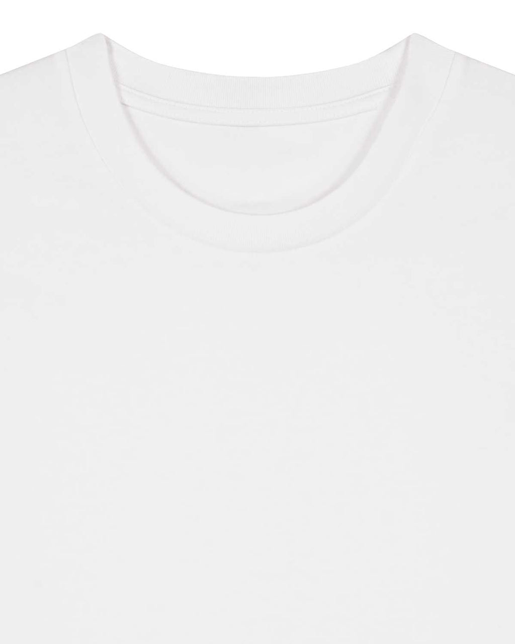 Unisex Medium Fit T-Shirt – Herstellerbild Rundhalskragen Detail
