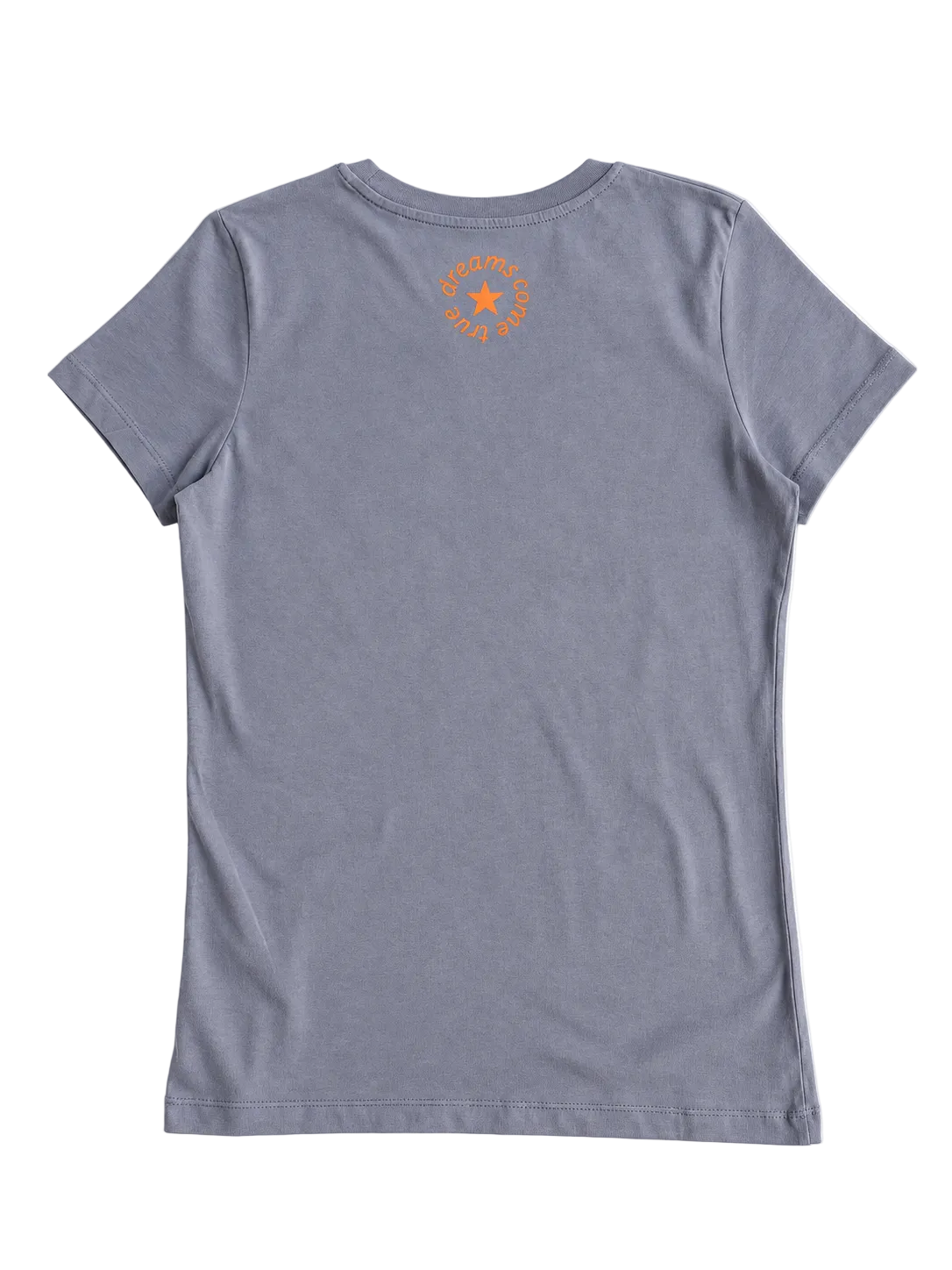 MORE AMORE Blue Grey Unisex T-Shirt ONE OF ONE – offene Rückansicht