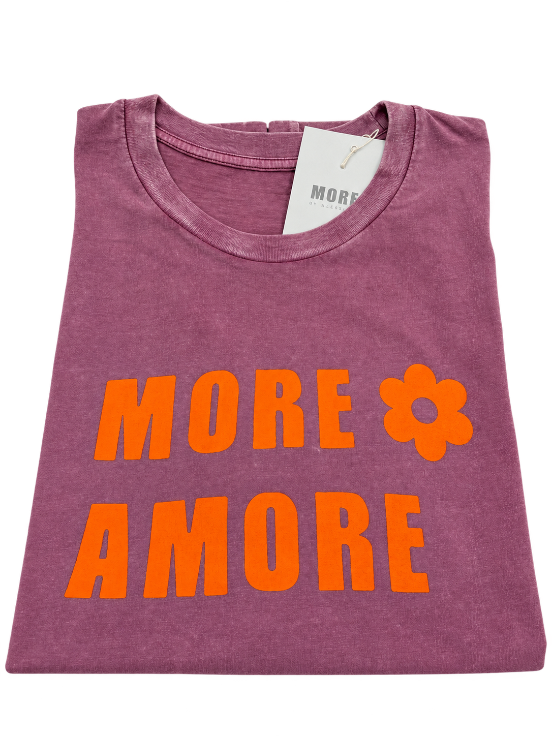 MORE AMORE Vintage Berry Unisex T-Shirt – Vorderansicht