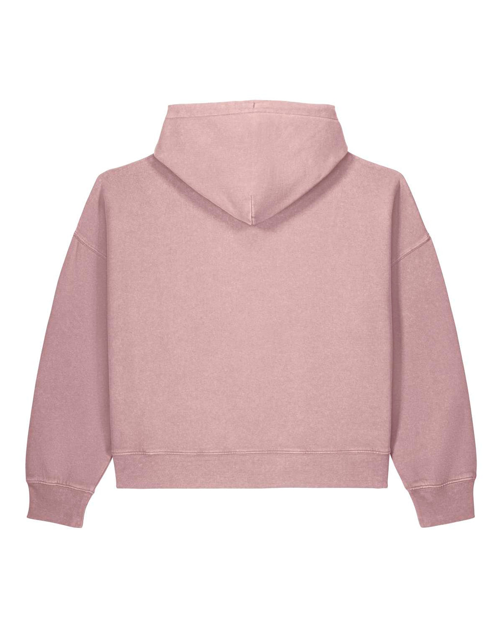 Herstellerbild – Vintage Blush Damen-Hoodie Rückansicht und Passform