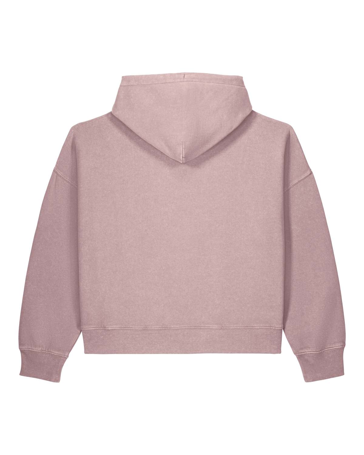 Herstellerbild – Vintage Blush Damen-Hoodie Rückansicht und Passform