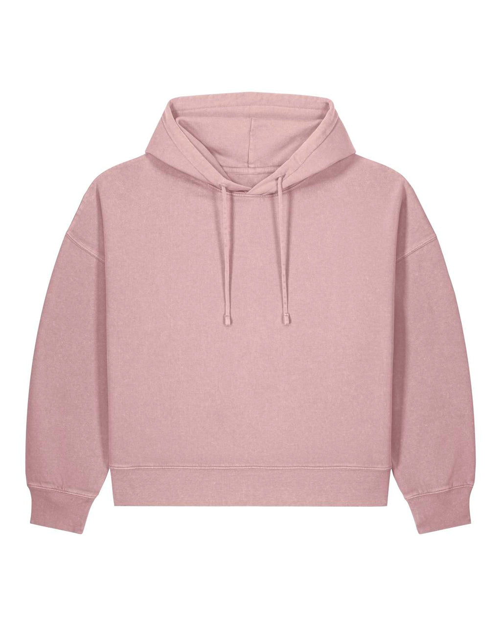 Herstellerbild – Vintage Blush Damen-Hoodie Vorderansicht und Passform